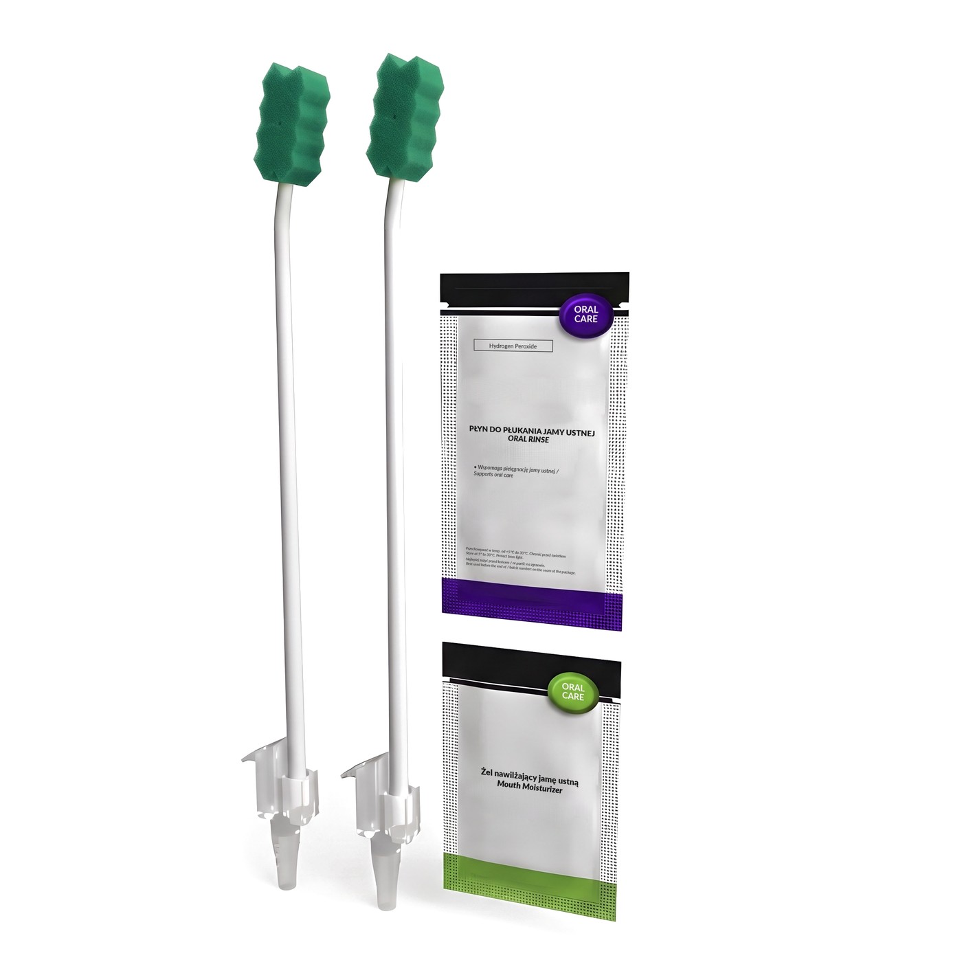 Oral Care z gąbką i nadtlenkiem wodoru