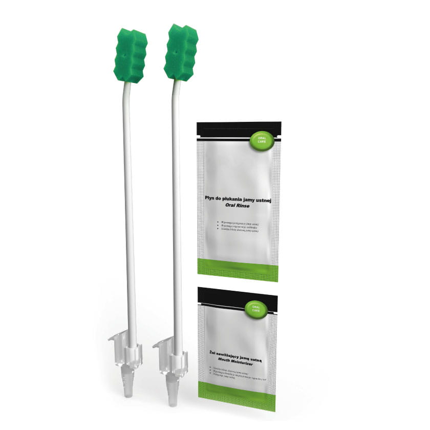 Oral Care z gąbką i nadtlenkiem wodoru